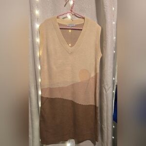 Miss Sparkling Sweater Vest Dress